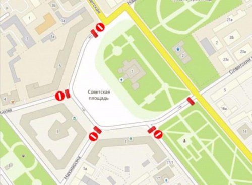 6 октября в Ярославле на Советской площади перекроют движение