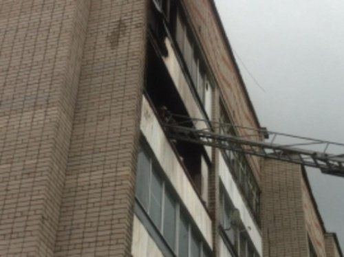 В рыбинской многоэтажке случился пожар 