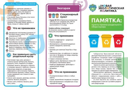Эксперты губернаторского НЭПа выпустили памятку «Пункты приема раздельного сбора мусора». Включив в неё чужие проекты