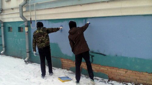 В Ярославле авторов вандальных надписей привлекают к ответственности 