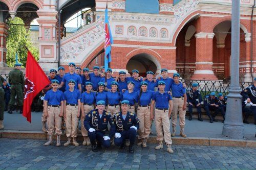 Юнармейцы из Ярославской области приняли участие в параде на Красной площади в Москве