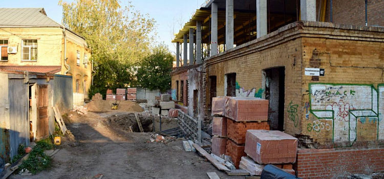В Ярославле у мукомольного завода перестраивают историческое здание
