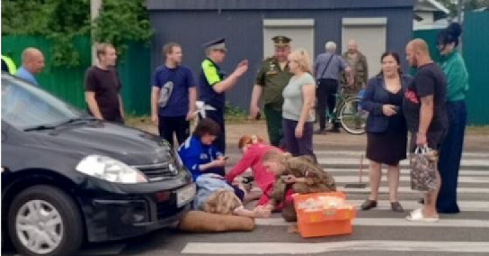 «Почти дошла до середины дороги»: в Ярославле сбили женщину на пешеходном переходе
