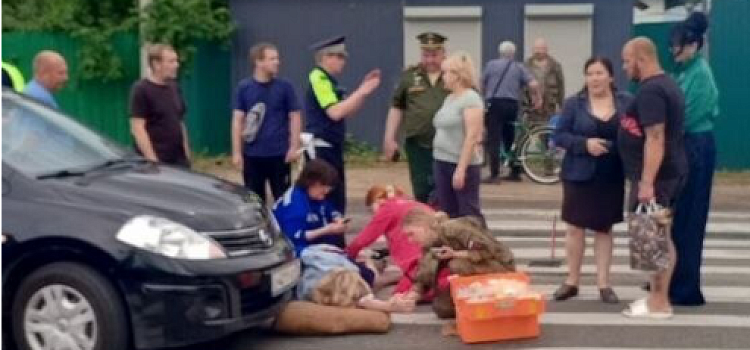 «Почти дошла до середины дороги»: в Ярославле сбили женщину на пешеходном переходе