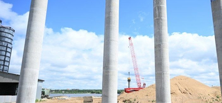 Ярославцам рассказали, как идёт строительство третьего моста через Волгу