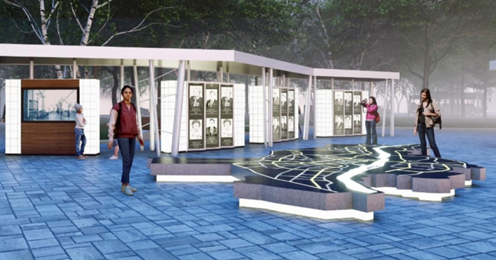 В Ярославле установят бронзовую «Карту города» со светодиодной подсветкой