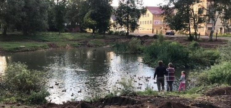 Карякинский парк в Рыбинске начали благоустраивать 