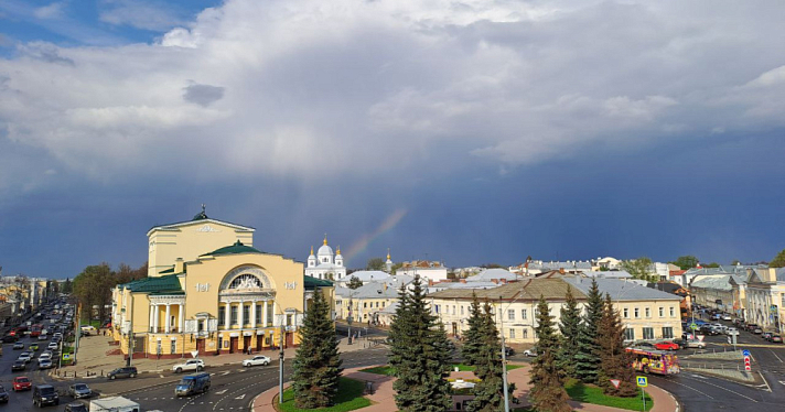 Ярославцам пообещали тёплую, но дождливую неделю