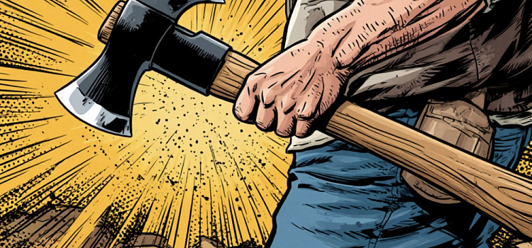 Топор, угрозы и табуретки: житель Ярославской области три раза напал на бывшего соседа