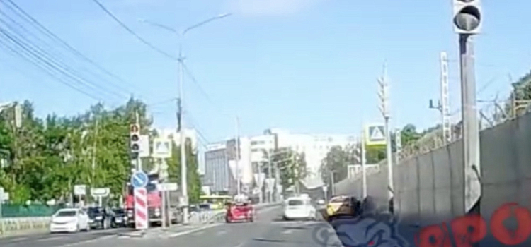 В Ярославле проспект Фрунзе был остановлен