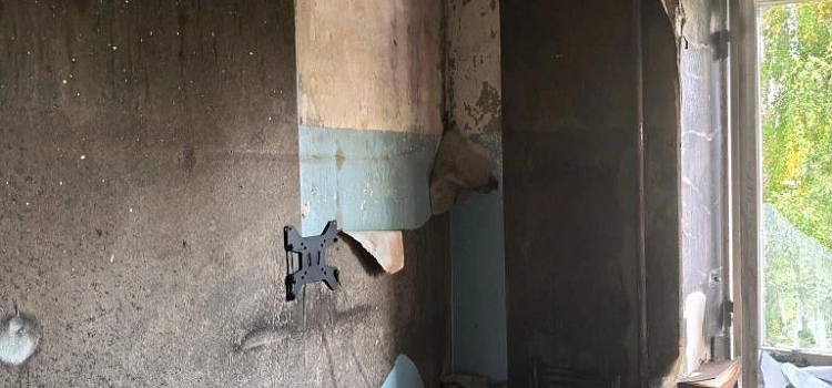 В Рыбинске при пожаре в коммуналке погибла женщина