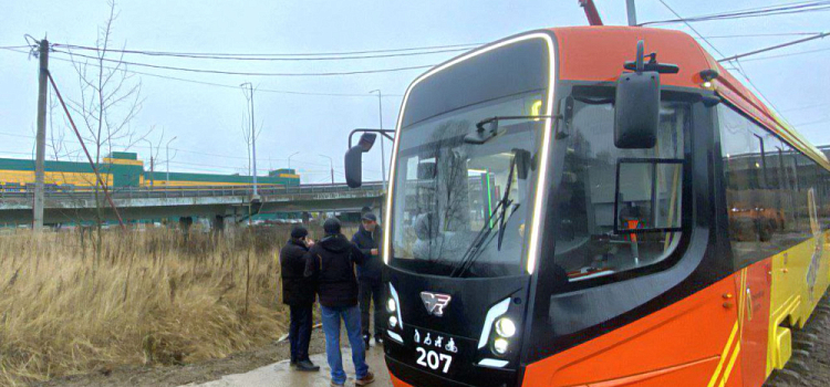 В Ярославле началась обкатка следующего участка обновлённых трамвайных путей