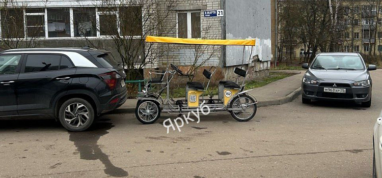 «Карету мне, карету!»: в Ярославле подростки угнали велокарету и доехали на ней до дома_307025