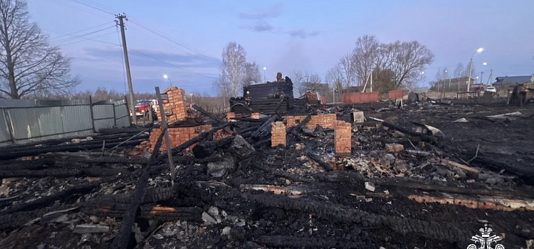 В деревне Ярославской области при пожаре погибли два человека_314541