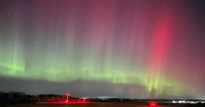 ТОП-10 фотографий северного сияния в Ярославской области