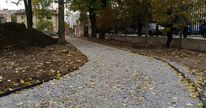 В Рыбинске благоустройство Карякинского парка завершат до конца года
