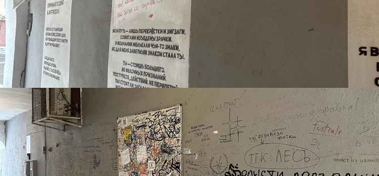 Вандалы разрисовали арку с «уличной поэзией» на улице Свободы в Ярославле