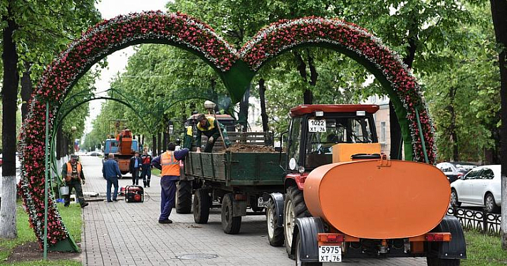 На проспекте Ленина в Ярославле уберут арки-сердца