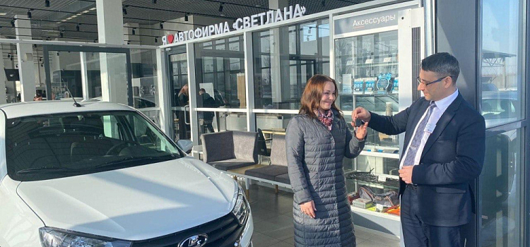 Ещё один победитель викторины ФКГС «Поверь в мечту!» получил ключи от автомобиля