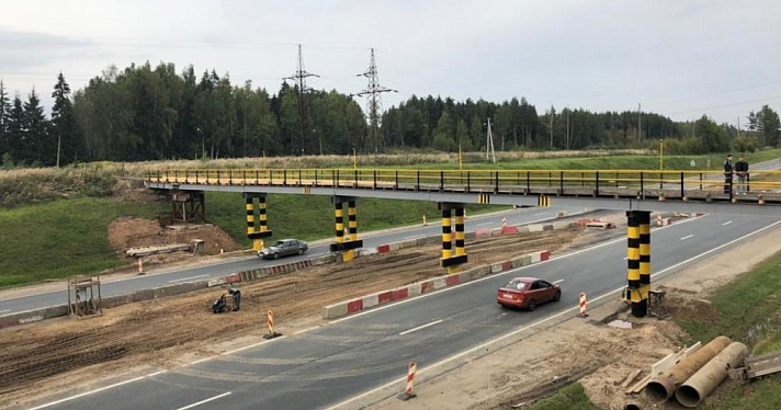 Путепровод через трассу М-8 закрыт на ремонт: когда откроют