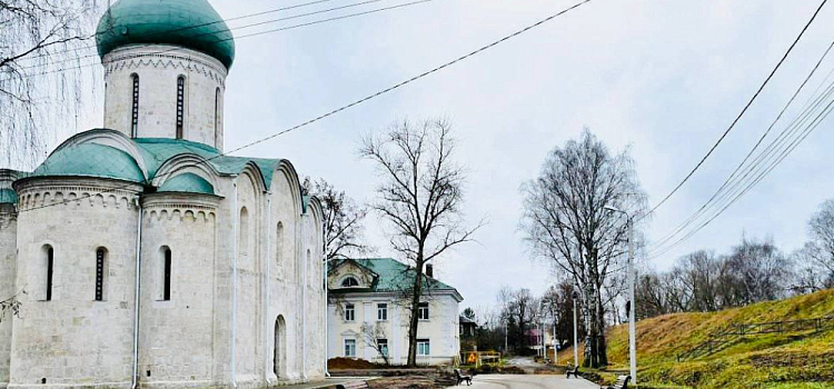 В Переславле-Залесском уже завершается первый этап создания пешеходной зоны