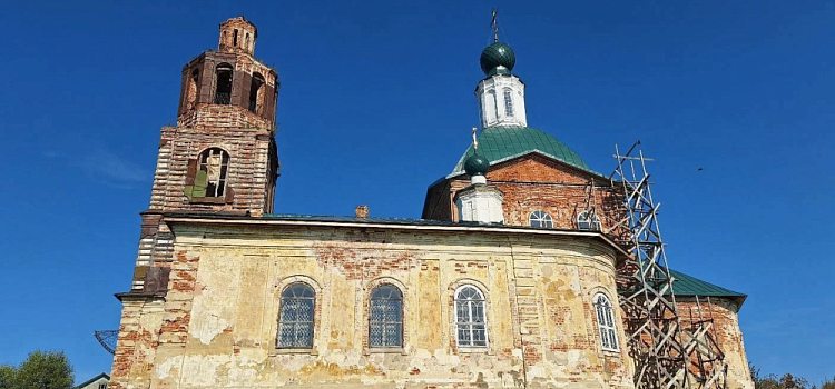 В Ярославской области признали памятником архитектуры храм с единственным в округе иконостасом в стиле рококо