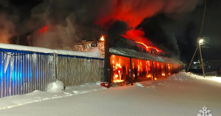 На Угличской птицефабрике произошёл крупный пожар