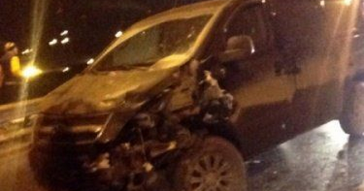 На виадуке в Рыбинске произошло тройное ДТП с пострадавшими 