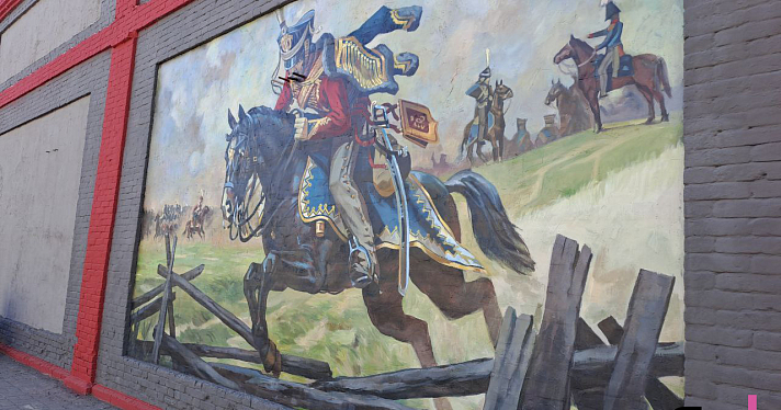 В Ярославле появились граффити на военную тематику_273004