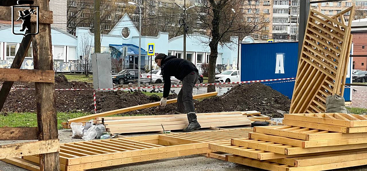 В ярославском парке монтируют новую сцену_306133