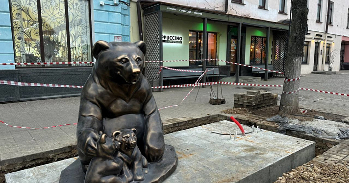 В центре Ярославля можно будет управлять бегущим и летящим мишкой