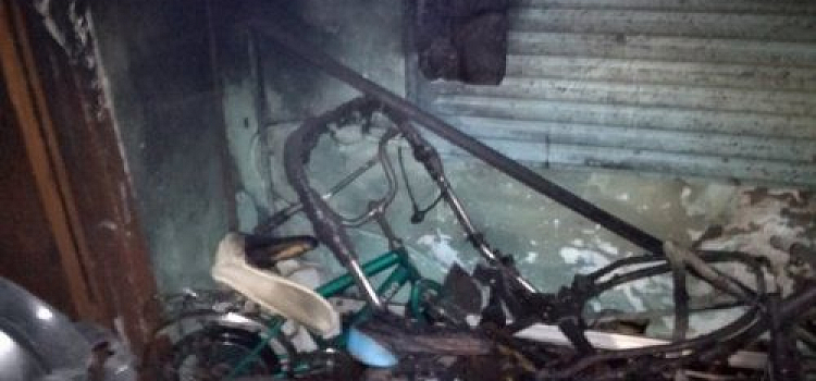 В Ярославле случился пожар в подъезде пятиэтажного дома 