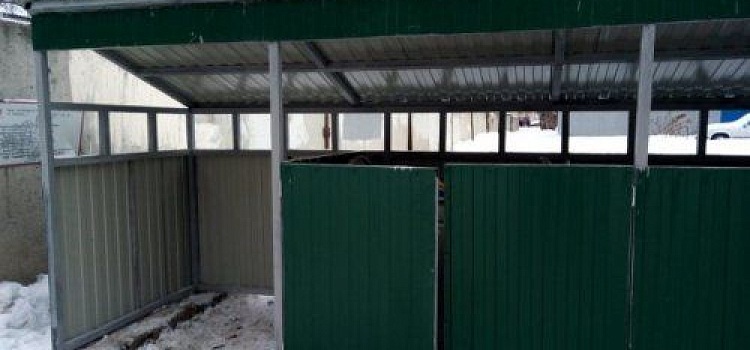 В Красноперекопском районе Ярославля появилась контейнерная площадка нового образца