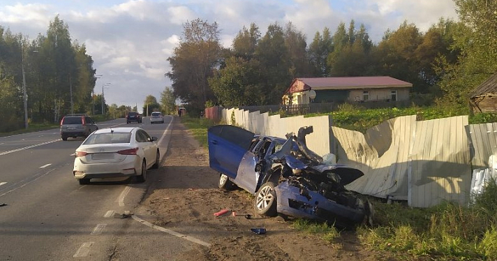 ДТП в Ярославском районе: пострадал 25-летний мужчина