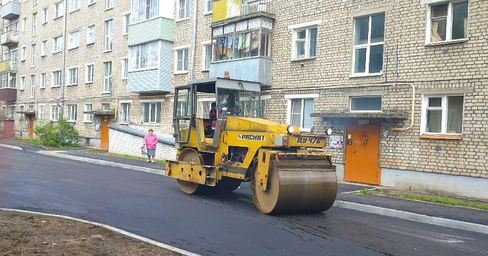 Ремонт дворов в Рыбинске выполнен наполовину