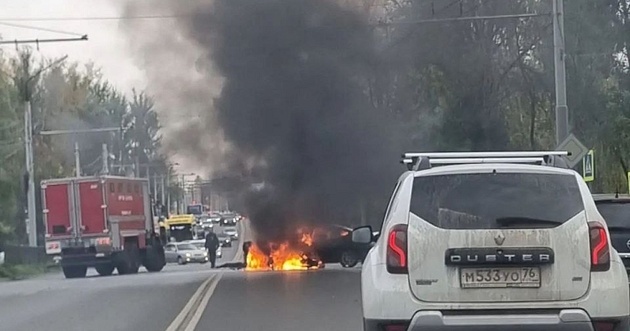 В Дзержинском районе Ярославля погиб мотоциклист