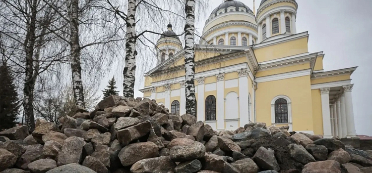 В историческом центре Рыбинска сохранят часть старинной мостовой