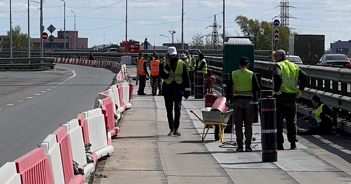 В Ярославле снова изменится схема движения по эстакаде Юбилейного моста