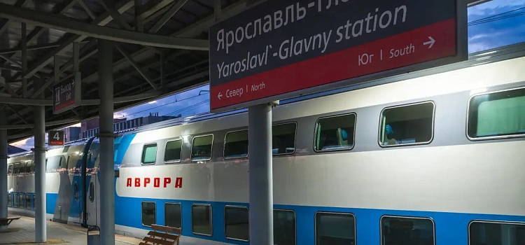 Двухэтажный поезд испытали на маршруте Москва — Ярославль_320644