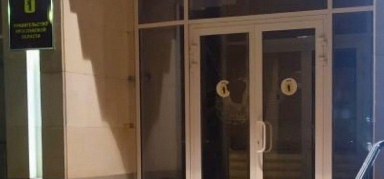 Полиция нашла вандала, который разбил дверь правительства