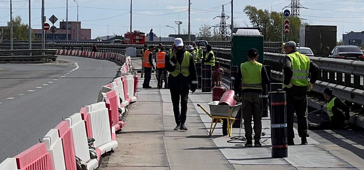 В Ярославле дорожники приступили к ремонту нового отрезка эстакадной части Юбилейного моста