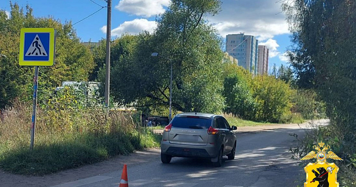 За сутки в ДТП в Ярославской области пострадали трое пешеходов