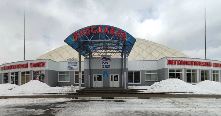 На Пятёрке демонтируют легкоатлетический манеж