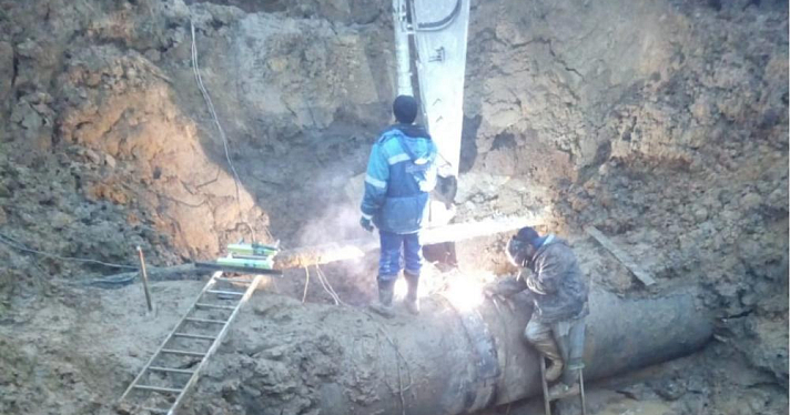«Абсолютно профессионально»: в Рыбинске устранили аварию на водопроводе