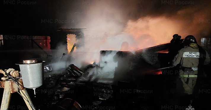 В Ярославской области при пожаре в деревенском доме погибли два человека