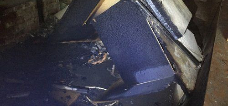 В мебельном цехе Ярославля произошел пожар 