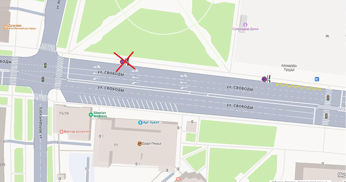 На центральной улице Ярославля увеличат участок, где нельзя парковаться