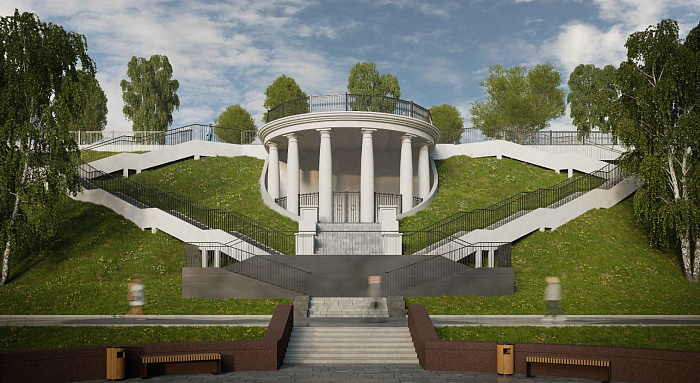 В Ярославле отремонтируют видовую площадку на Волжской набережной за 42 миллиона 