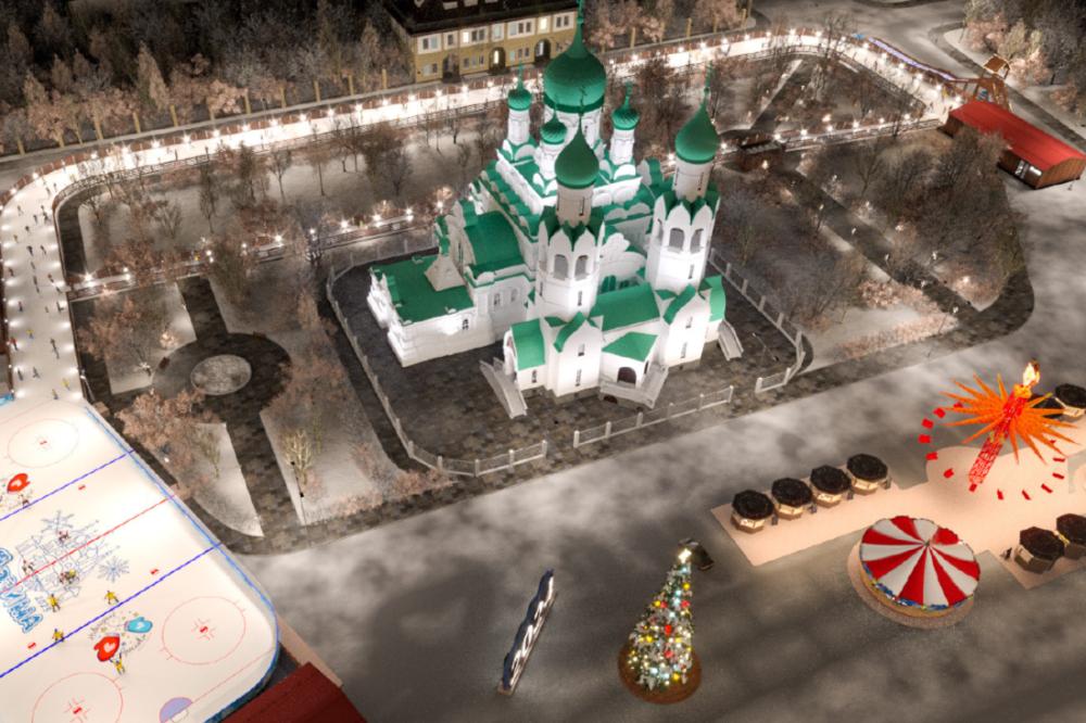 Круче будет только на ВДНХ: в Ярославле Советскую площадь превратят в одну большую новогоднюю площадку