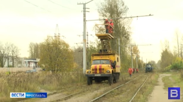 В Ярославле демонтируют трамвайную линию на улице Блюхера